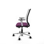 PIQUERAS Y CRESPO Silla de oficina Haches Morada y Blanca