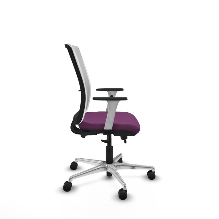 PIQUERAS Y CRESPO Silla de oficina Haches Morada y Blanca PIQUERAS Y CRESPO Silla de oficina Haches Morada y Blanca