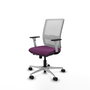 PIQUERAS Y CRESPO Silla de oficina Haches Morada y Blanca
