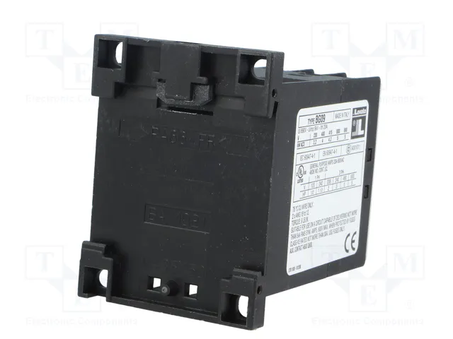 LOVATO ELECTRIC Contactor BG 3-polar 9A 24VDC