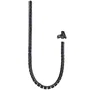 Nano Cable Organizador de Cables en Espiral 10.36.0002-BK Flexible Negro 25 mm 2 m