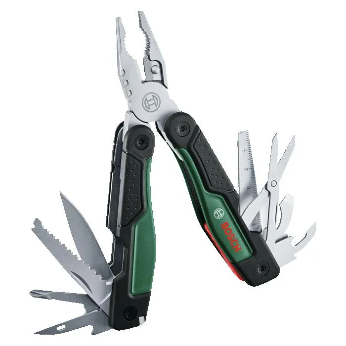 Bosch Herramienta multiusos 16 en 1 BOS4053423254082 - Acero inoxidable con bloqueo y 16 funciones Bosch Herramienta multiusos 16 en 1 BOS4053423254082 - Acero inoxidable con bloqueo y 16 funciones