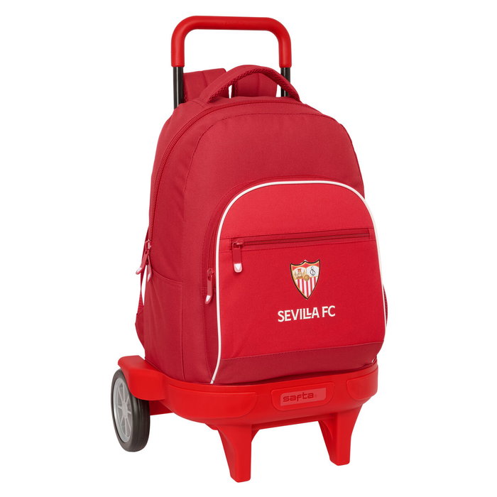 Safta Mochila Grande con Ruedas Compact Evolution Sevilla F.C. Resistente al Agua Safta Mochila Grande con Ruedas Compact Evolution Sevilla F.C. Resistente al Agua
