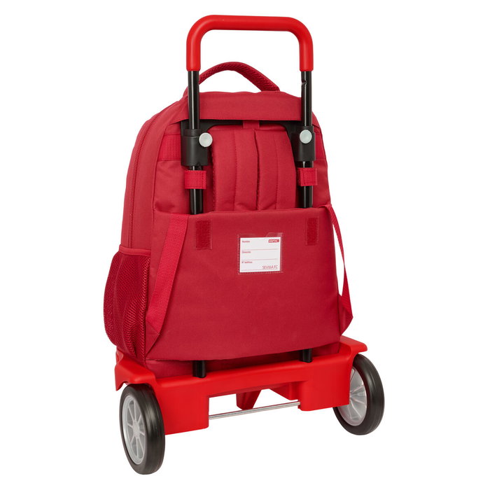 Safta Mochila Grande con Ruedas Compact Evolution Sevilla F.C. Resistente al Agua Safta Mochila Grande con Ruedas Compact Evolution Sevilla F.C. Resistente al Agua