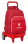 Safta Mochila Grande con Ruedas Compacta Evolutiva Extensible y Resistente Sevilla FC 33x45x22 cm