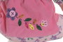 DKD Home Decor Set de 2 Muñecas de Peluche con Gorra, Rosa y Lila