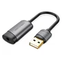 Vention Tarjeta de Sonido CDJHB USB Macho - Jack 3,5 mm Hembra Gris