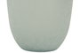 DKD Home Decor Jarrón de Cristal Reciclado Glaseado Azul Celeste 19x19x45 cm