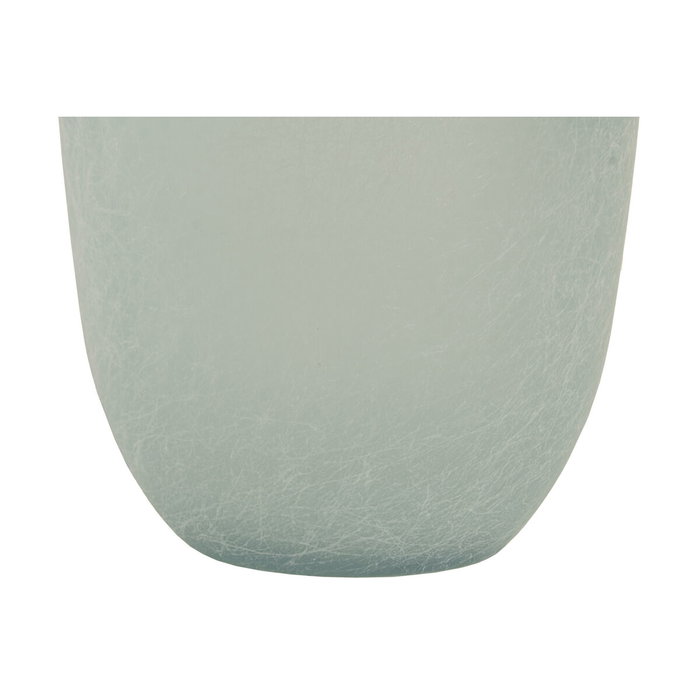 DKD Home Decor Jarrón de Cristal Reciclado Glaseado Azul Celeste 19x19x45 cm DKD Home Decor Jarrón de Cristal Reciclado Glaseado Azul Celeste 19x19x45 cm