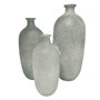 DKD Home Decor Jarrón de Cristal Reciclado Glaseado Azul Celeste 19x19x45 cm