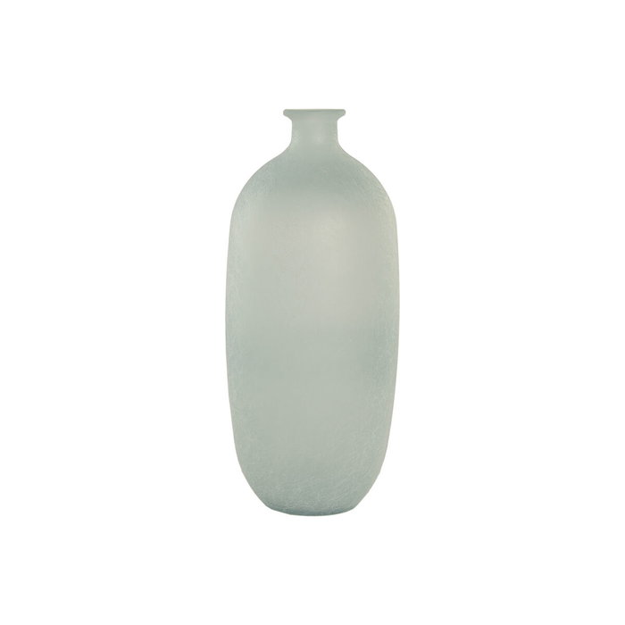 DKD Home Decor Jarrón de Cristal Reciclado Glaseado Azul Celeste 19x19x45 cm DKD Home Decor Jarrón de Cristal Reciclado Glaseado Azul Celeste 19x19x45 cm