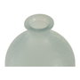 DKD Home Decor Jarrón de Cristal Reciclado Glaseado Azul Celeste 19x19x45 cm