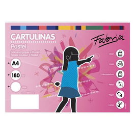 Fabrisa Cartulina 180 gr A4 50H Blanco