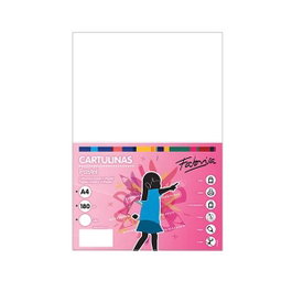 Fabrisa Cartulina Blanca A4 180g Pack de 50 Hojas