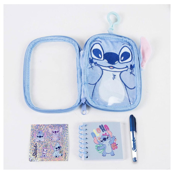 Cerdá Set de Papelería Peluche Stitch Disney Azul Claro
