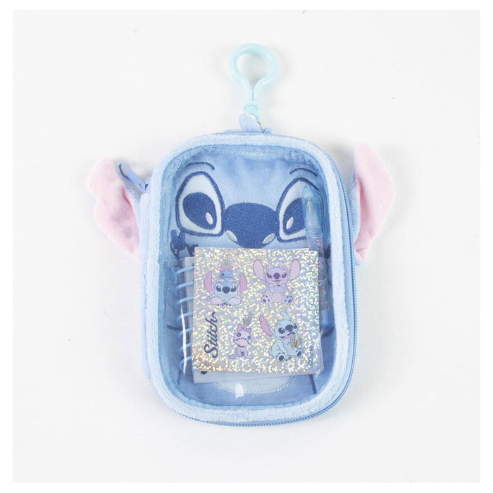 Cerdá Set de Papelería Peluche Stitch Disney Azul Claro