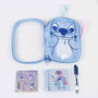 Set de papelería peluche Stitch 11.5 x 17 x 3 cm - Azul claro
