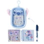 Set de papelería peluche Stitch 11.5 x 17 x 3 cm - Azul claro