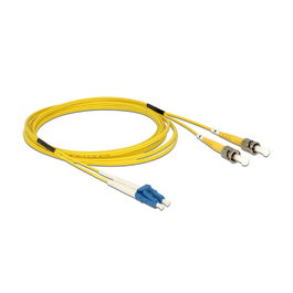 DeLOCK 84612 Cable de fibra óptica LC a ST Singlemode OS2 2 m