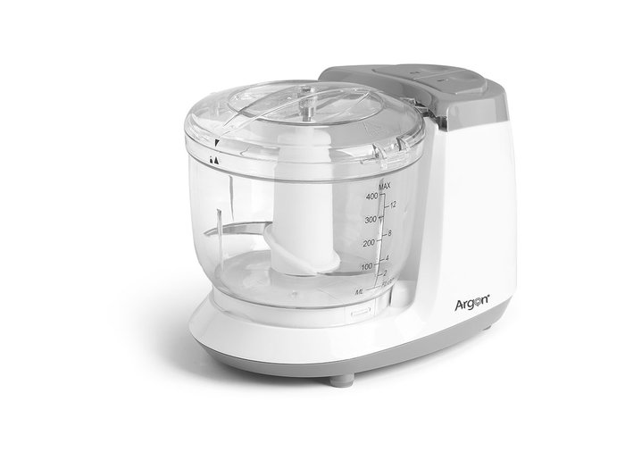 Argon Trituradora Blanca 350W 2 Velocidades 2 Cuchillas 400ml 18 x 14.5 x 11 cm (Set de 6)