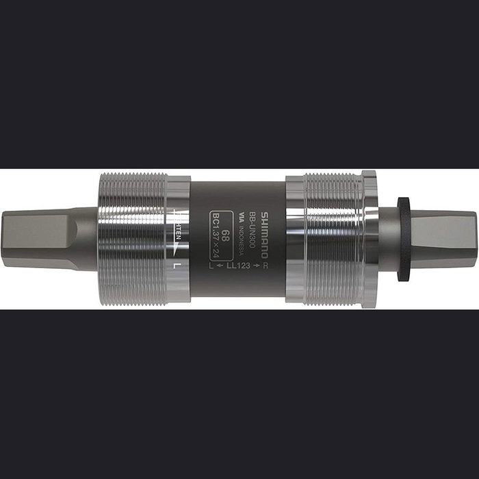 Shimano BB-UN300 Eje de Pedalier Cartucho Cónico Cuadrado JIS 68mm BSA Shimano BB-UN300 Eje de Pedalier Cartucho Cónico Cuadrado JIS 68mm BSA