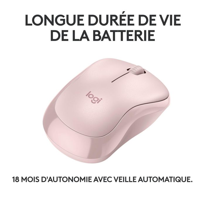 Logitech M240 Silent Ratón Bluetooth Inalámbrico Silencioso, 90% Menos Ruido, 18 Meses Batería, Ambidestro, para Windows, macOS, iPadOS, Android, Chromebook - Graphite/Rosa/Blanco Logitech M240 Silent Ratón Bluetooth Inalámbrico Silencioso, 90% Menos Ruido, 18 Meses Batería, Ambidestro, para Windows, macOS, iPadOS, Android, Chromebook - Graphite/Rosa/Blanco