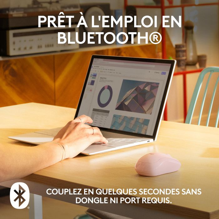 Logitech M240 Silent Ratón Bluetooth Inalámbrico Silencioso, 90% Menos Ruido, 18 Meses Batería, Ambidestro, para Windows, macOS, iPadOS, Android, Chromebook - Graphite/Rosa/Blanco Logitech M240 Silent Ratón Bluetooth Inalámbrico Silencioso, 90% Menos Ruido, 18 Meses Batería, Ambidestro, para Windows, macOS, iPadOS, Android, Chromebook - Graphite/Rosa/Blanco