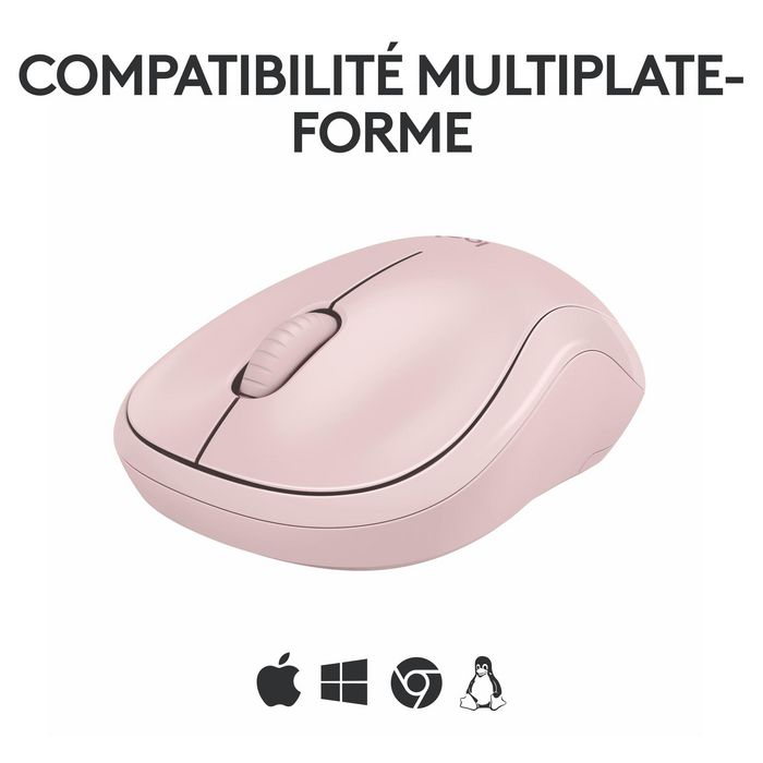 Logitech M240 Silent Ratón Bluetooth Inalámbrico Silencioso, 90% Menos Ruido, 18 Meses Batería, Ambidestro, para Windows, macOS, iPadOS, Android, Chromebook - Graphite/Rosa/Blanco Logitech M240 Silent Ratón Bluetooth Inalámbrico Silencioso, 90% Menos Ruido, 18 Meses Batería, Ambidestro, para Windows, macOS, iPadOS, Android, Chromebook - Graphite/Rosa/Blanco