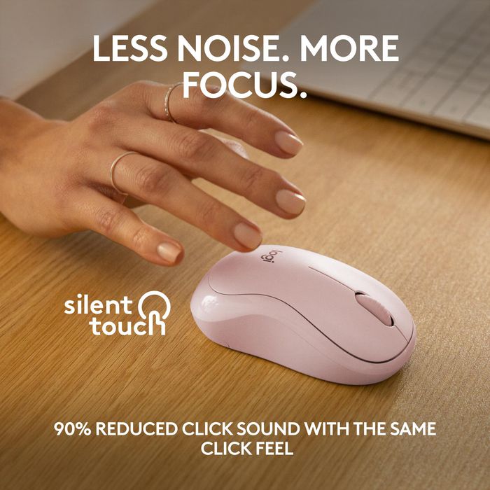 Logitech M240 Silent Ratón Bluetooth Inalámbrico Silencioso, 90% Menos Ruido, 18 Meses Batería, Ambidestro, para Windows, macOS, iPadOS, Android, Chromebook - Graphite/Rosa/Blanco Logitech M240 Silent Ratón Bluetooth Inalámbrico Silencioso, 90% Menos Ruido, 18 Meses Batería, Ambidestro, para Windows, macOS, iPadOS, Android, Chromebook - Graphite/Rosa/Blanco