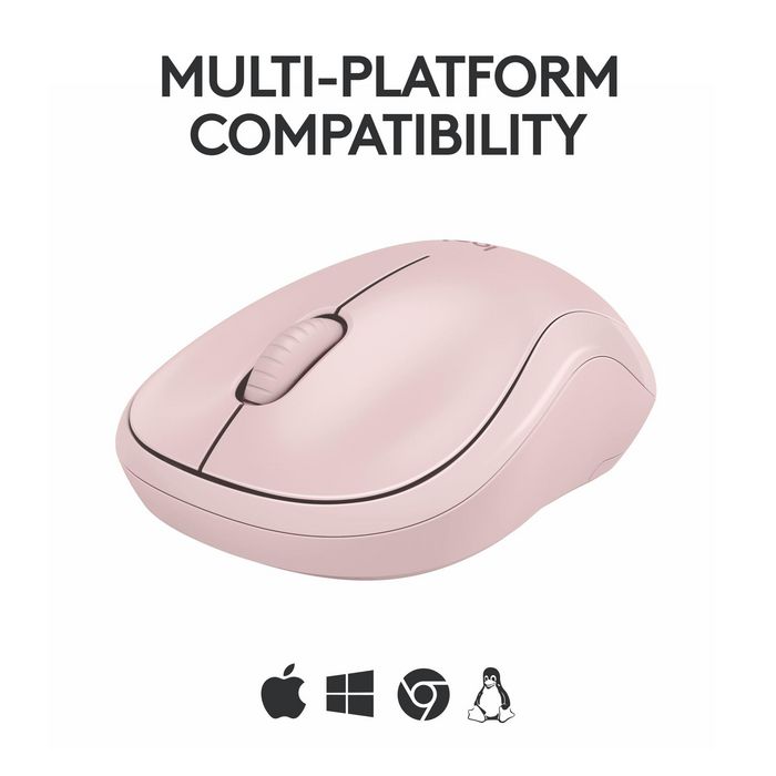 Logitech M240 Silent Ratón Bluetooth Inalámbrico Silencioso, 90% Menos Ruido, 18 Meses Batería, Ambidestro, para Windows, macOS, iPadOS, Android, Chromebook - Graphite/Rosa/Blanco Logitech M240 Silent Ratón Bluetooth Inalámbrico Silencioso, 90% Menos Ruido, 18 Meses Batería, Ambidestro, para Windows, macOS, iPadOS, Android, Chromebook - Graphite/Rosa/Blanco