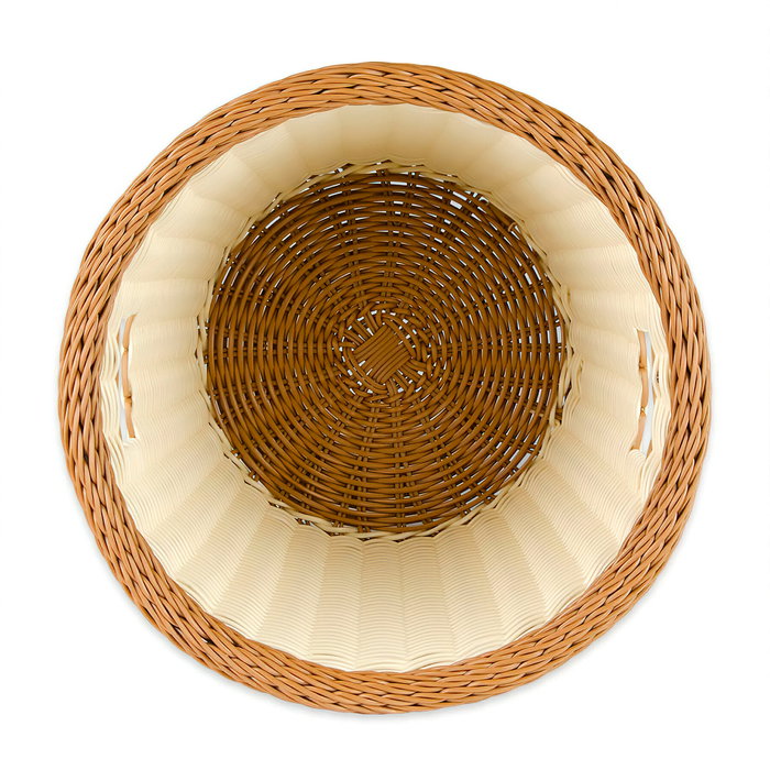 GET - WB-1522-TT - Cesta alta redonda - 35,6 cm Ø x 33 cm - Beige