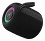 Gembird Altavoz Bluetooth Portátil SPK-BT-LED-05-BK para Fiestas con Luces LED RGB, Micrófono, Radio FM, Entrada USB/AUX, TWS, Batería Recargable, Negro