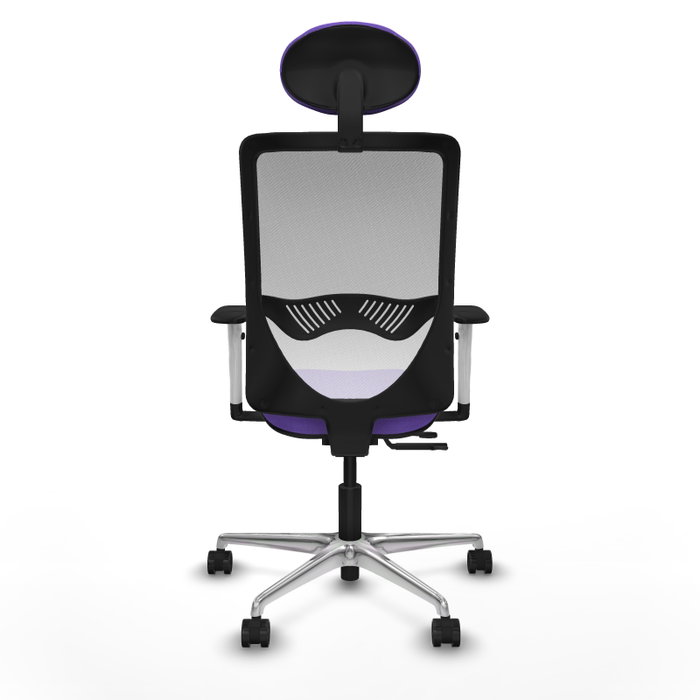 PIQUERAS Y CRESPO Silla de oficina Zulema con mecanismo Sincro/Traslack, Lila y Blanco PIQUERAS Y CRESPO Silla de oficina Zulema con mecanismo Sincro/Traslack, Lila y Blanco