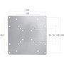 Neomounts Placa adaptadora VESA FPMA-VESA200 22-42 pulgadas Plata
