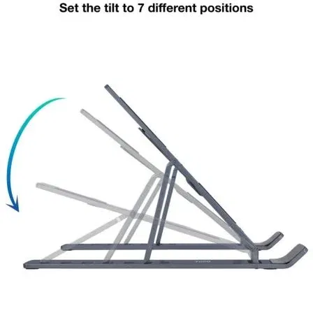 TooQ TQLRS0035-AL-G Soporte Elevador para Portátil/Tablet hasta 15" Gris Oscuro TooQ TQLRS0035-AL-G Soporte Elevador para Portátil/Tablet hasta 15" Gris Oscuro