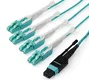 StarTech.com MPO8LCPL3M Cable de fibra óptica e InfiniBand 3 m MPO/MTP 8x LC Aguamarina