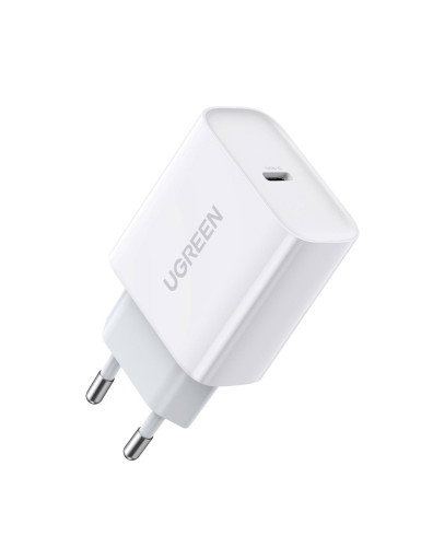 UGREEN 60450 Cargador Rápido USB C 20W Power Delivery 3.0 Blanco Universal Interior UGREEN 60450 Cargador Rápido USB C 20W Power Delivery 3.0 Blanco Universal Interior