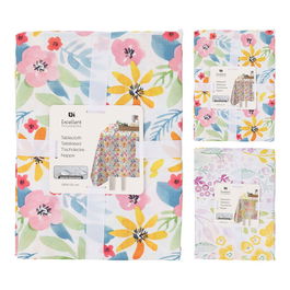 Excellent Houseware Mantel Poliester Estampado Floral 180 x 130 cm