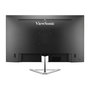 ViewSonic VX3276-4K-MHD Monitor 32" (80 cm) 4K Ultra HD 3840x2160, Panel VA, 4ms, HDR10, HDMI/DisplayPort, Altavoces, Diseño Sin Marco, Negro/Plata