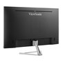 ViewSonic VX3276-4K-MHD Monitor 32" (80 cm) 4K Ultra HD 3840x2160, Panel VA, 4ms, HDR10, HDMI/DisplayPort, Altavoces, Diseño Sin Marco, Negro/Plata