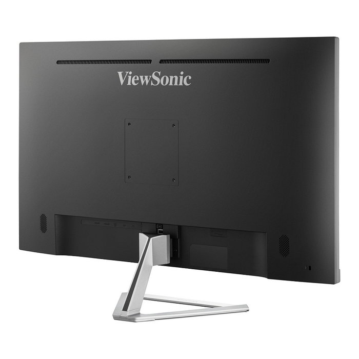 ViewSonic VX3276-4K-MHD Monitor 32" (80 cm) 4K Ultra HD 3840x2160, Panel VA, 4ms, HDR10, HDMI/DisplayPort, Altavoces, Diseño Sin Marco, Negro/Plata