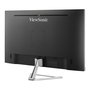 ViewSonic VX3276-4K-MHD Monitor 32" (80 cm) 4K Ultra HD 3840x2160, Panel VA, 4ms, HDR10, HDMI/DisplayPort, Altavoces, Diseño Sin Marco, Negro/Plata