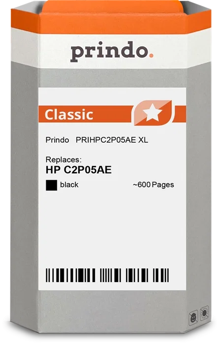 Prindo Cartucho de tinta negro Classic XL PRIHPC2P05AE Prindo Cartucho de tinta negro Classic XL PRIHPC2P05AE