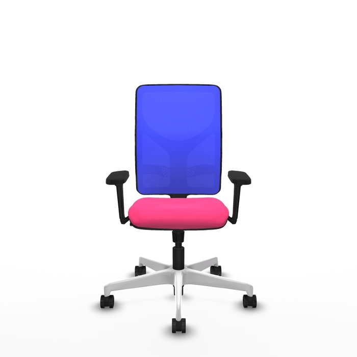 PIQUERAS Y CRESPO Silla de oficina Motilla Rosa y Azul PIQUERAS Y CRESPO Silla de oficina Motilla Rosa y Azul
