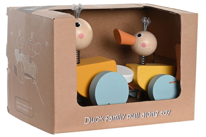 DKD Home Decor Juguete Multicolor Animales Madera Hecho a Mano Movimiento 9 x 12 x 19 cm