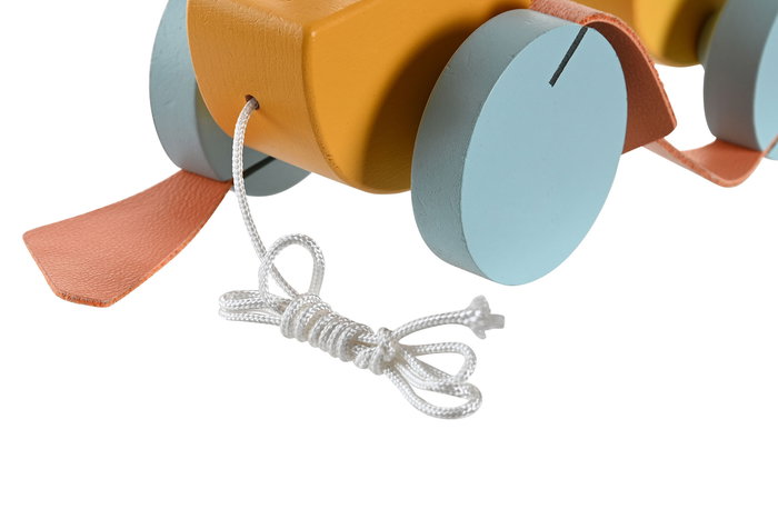 DKD Home Decor Juguete Multicolor Animales Madera Hecho a Mano Movimiento 9 x 12 x 19 cm