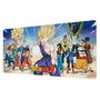 ERIK Alfombrilla Gaming Dragon Ball Z 80x35cm Tapete para Teclado y Ratón, Superficie Textil Impermeable