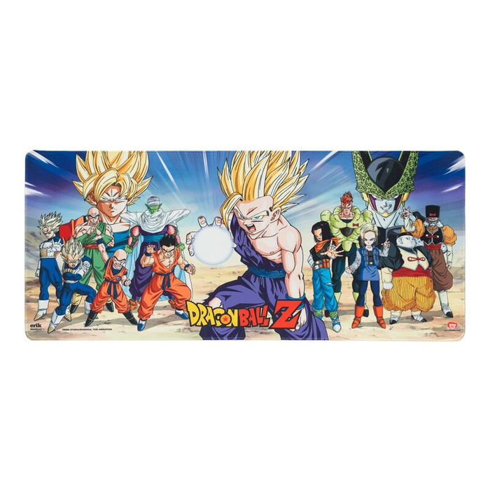 ERIK Alfombrilla Gaming Dragon Ball Z 80x35cm Tapete para Teclado y Ratón, Superficie Textil Impermeable