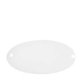 COSTA VERDE Saturno Coupe Plato Llano Oval Vajilla Porcelana 32x16x3 cm (Set de 6)