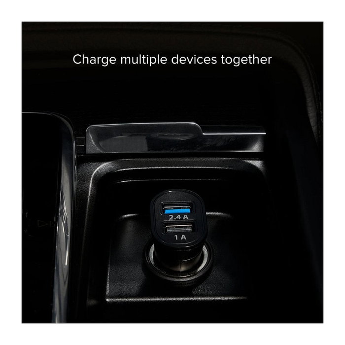 SBS Cargador de coche 12W 2x USB-A 2,4A Negro SBS Cargador de coche 12W 2x USB-A 2,4A Negro